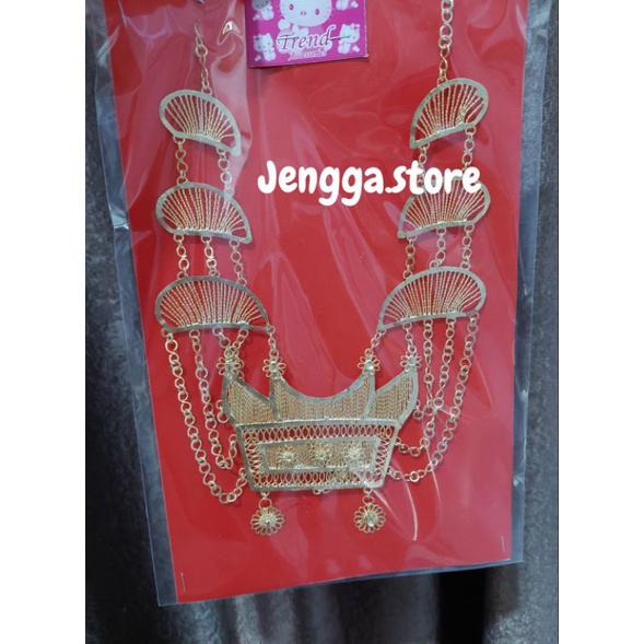 kalung rumah adat kalung penganten minang