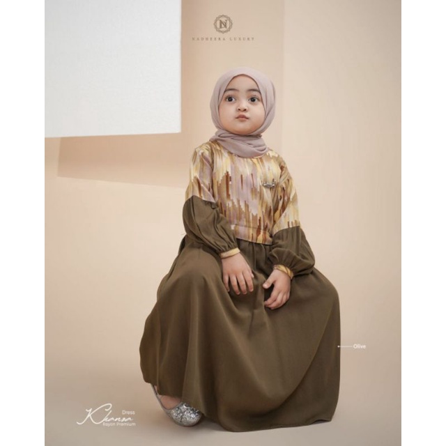 Khanza Dress kids by Nadheera Luxury