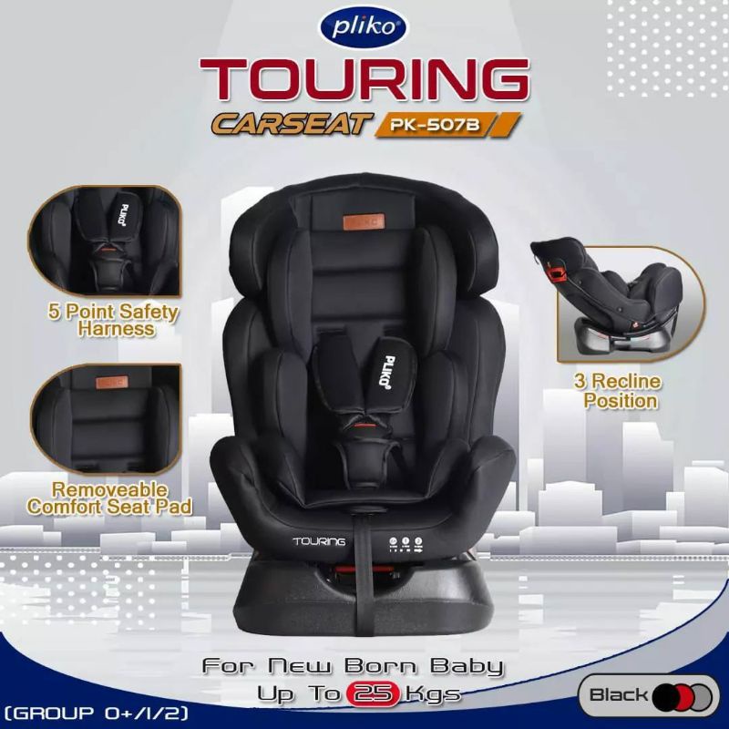 Carseat Pliko Touring PK-507B Car Seat Baby Chair Dudukan Mobil Bayi