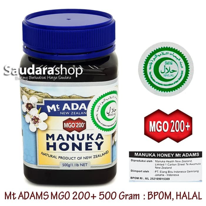

SALE MURAAH Manuka Honey Mt Adams MGO200+ Asli dan Resmi / Madu Manuka Mt Adams ,