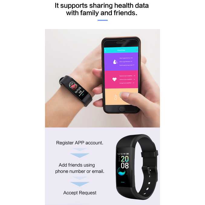 SKMEI Medical Smartwatch Heartrate Blood Pressure Monitor - P9