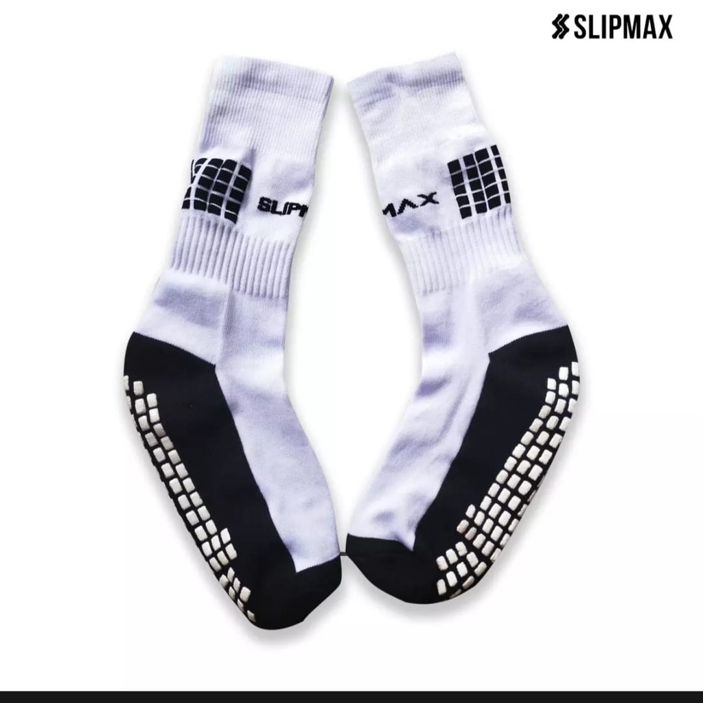 KAOS KAKI FUTSAL PENDEK ANTISLIP/KAOS KAKI BOLA SETENGAH BETIS/KAOS KAKI GRID PENDEK MERK SLIPMAX WA