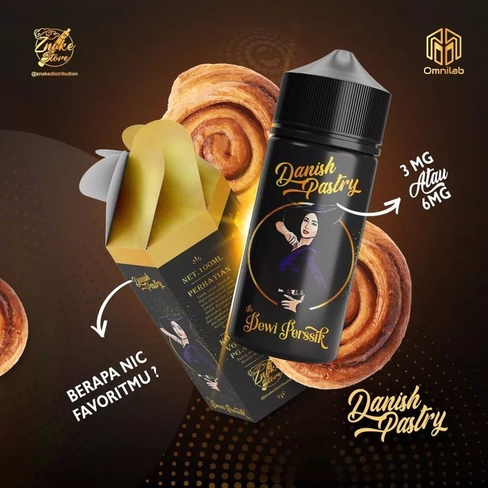 DANISH PASTRY BY OMNILAB X DEWI PERSIK X ZNAKE 3MG 100ML