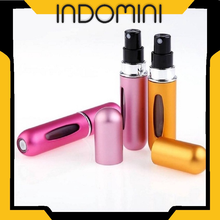 INDOMINI R607 [5 ml] BOotol Parfum Refill Travel Spray Transparan Mini Ukuran 5ml / Parfume Atomizer Portable