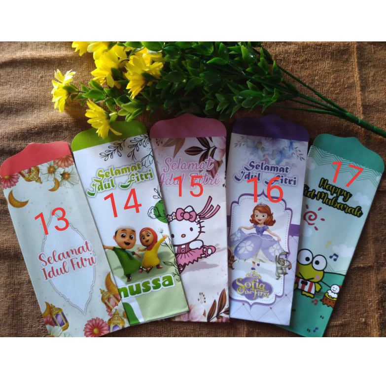 

AMPLOP LEBARAN MOTIF 13-17