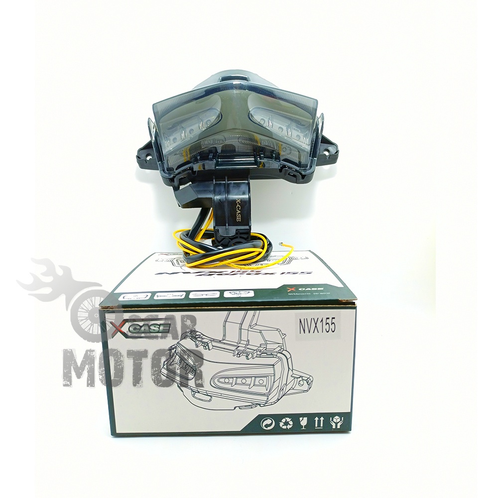 LAMPU STOP YAMAHA AEROX 155 STOPLAMP LAMPU BELAKANG LED 3in1 AEROX NVX 155 SENJA WARNA WARNI motor