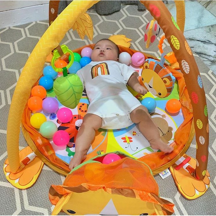 Bebe Smart Triple Fun Ball Pit Playmat Mainan Mandi Bola Anak Bayi Shopee Indonesia