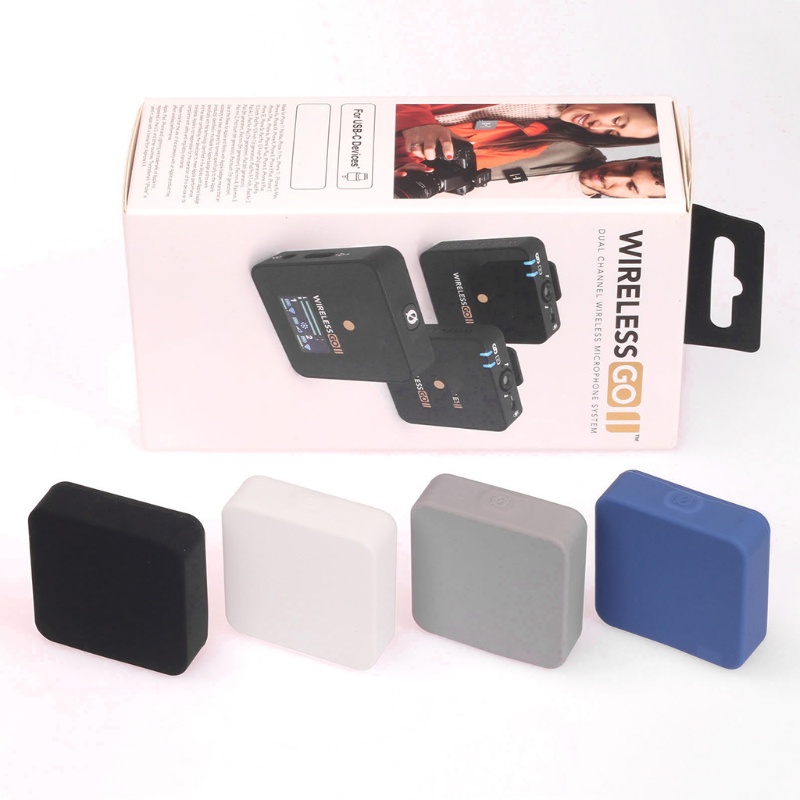 Cre Silikon Untuk Case Untuk RODE Wireless Go/Go II Microphone Portable Pelindung Cove