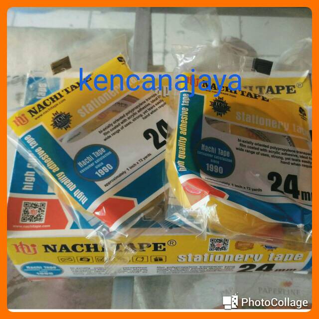 Selotip Nachi/Nachi tape 24mm/Selotip laundry