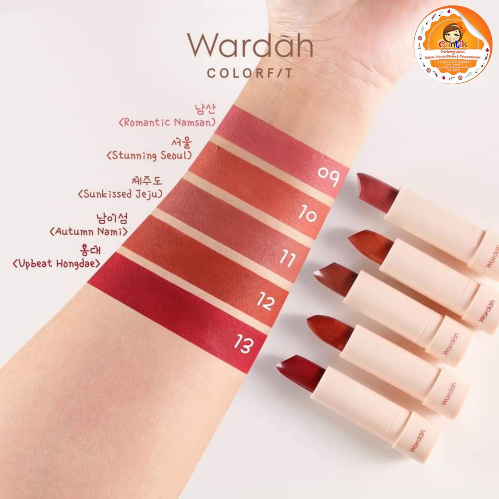WARDAH COLORFIT ULTRALIGHT MATTE LIPSTICK (KOREAN LIPSTICK)
