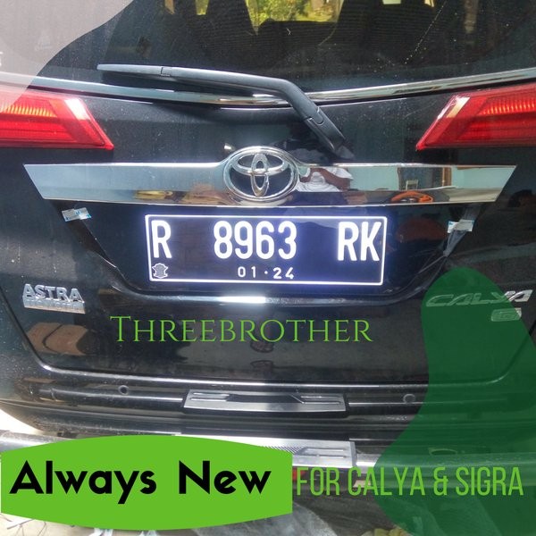 Cover Plat Nomor Mobil Plat Nomor Tatakan Plat Nomor Toyota Calya e3