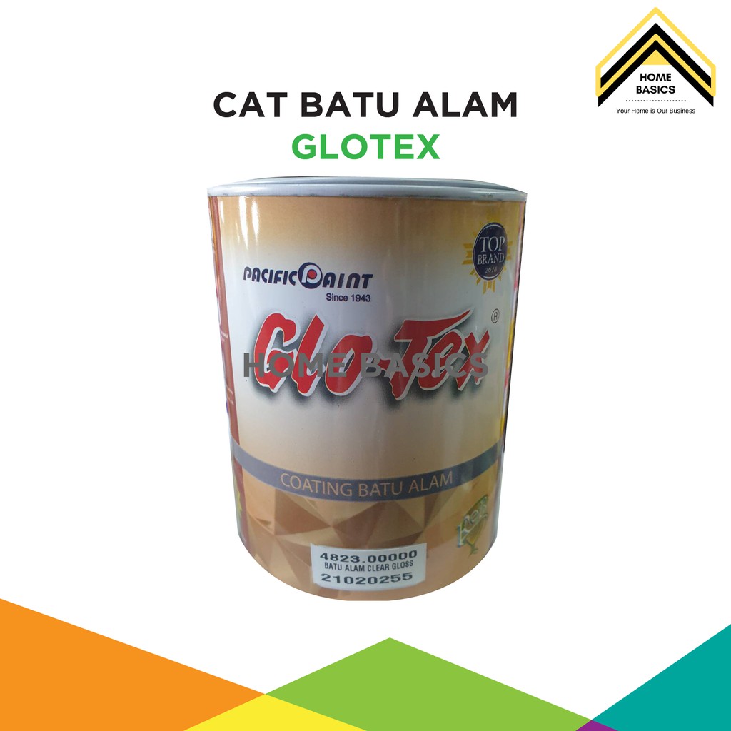 Cat Batu Alam Bening Glotex / Pelapis Batu Alam Gloss / Stone Care