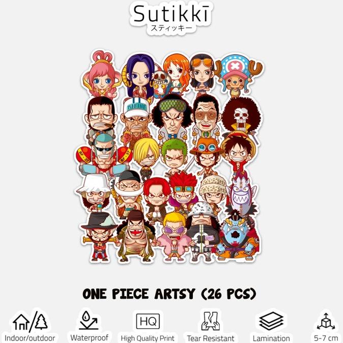 

Sticker Pack One Piece Character Artsy Chibi Mini Stiker Laptop sukik90 Ayo Order