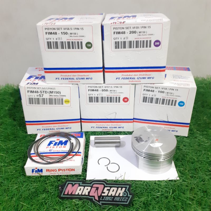 Piston FIM 48 FIM48 Mio Karbu Sporty Lama PIN 15