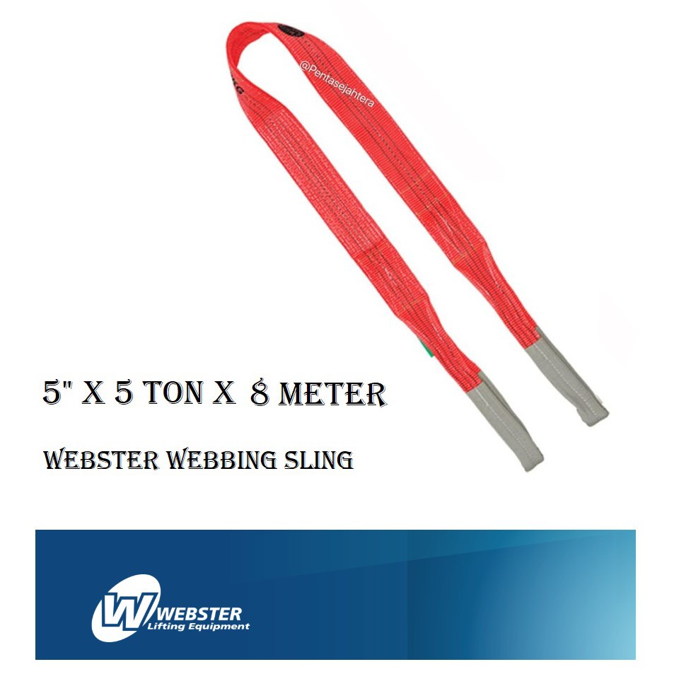 

Webster Webbing Sling 5" x 5 ton x 8 meter