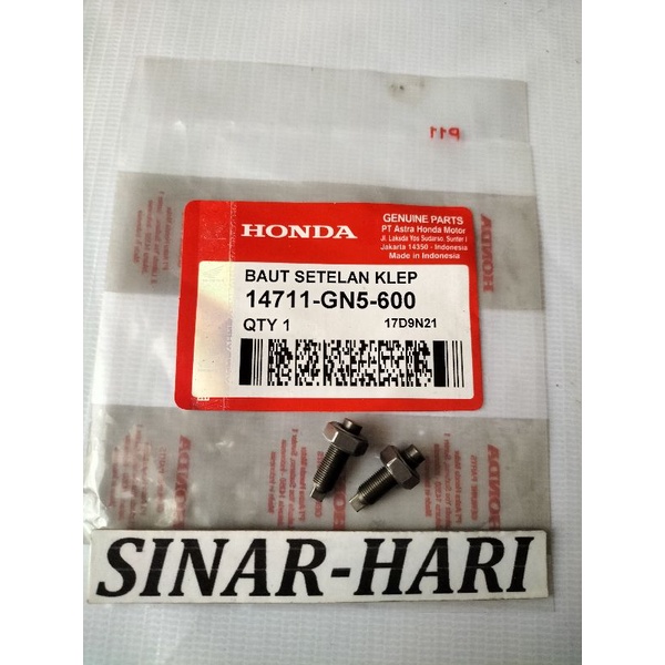 BAUT/ MUR STELAN  PLATUK KLEP  GN5 HONDA ORIGINAL GREND ASTREA PRIMA REVO SUPRA X 125  BEAT KARBU  FI SCOOPY FI VARIO 110 -125-150  SEGALA MOTOR BEBEK METIK COCOK