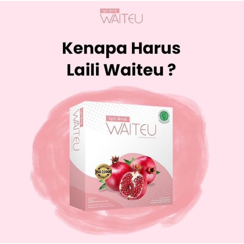 

WAITEU COLLAGEN DRINK RASA DELIMA minuman serbuk berkolagen