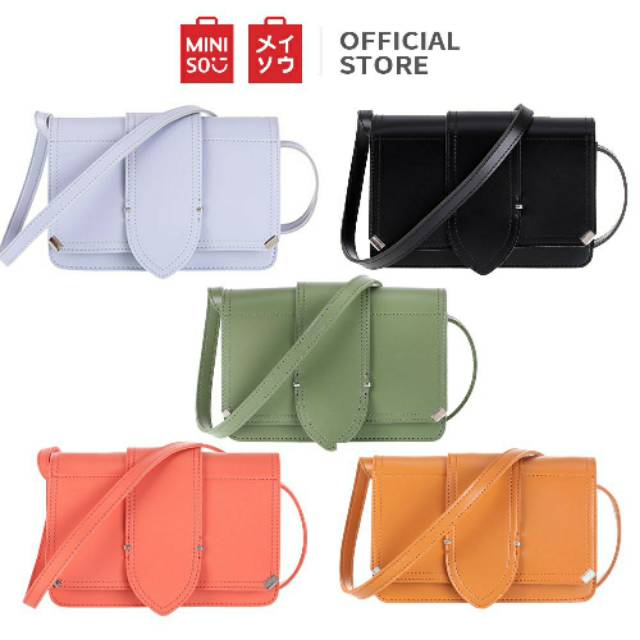 MINISO Tas Bahu Wanita Tas Selempang Crossbody Sling Bag Square