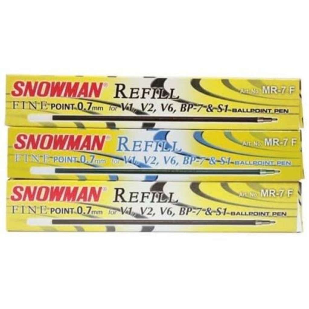 

Snowman refill ballpoint MR 7F Medium 1.0mm Blue