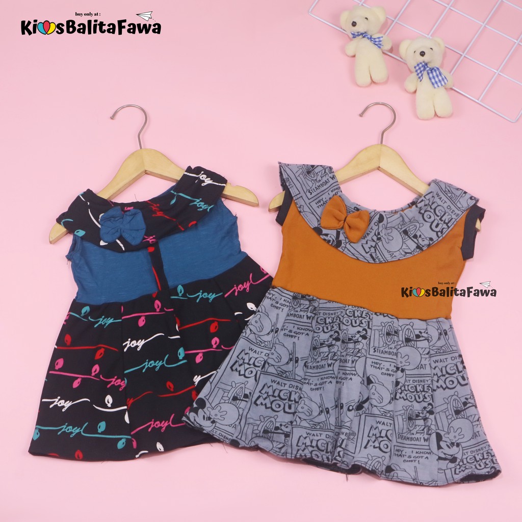 Dress Evelin Baby New Born Baru Lahir / COD Baju Anak Baby Perempuan Bayi Girl Lucu Harga Konveksi babycinnamon