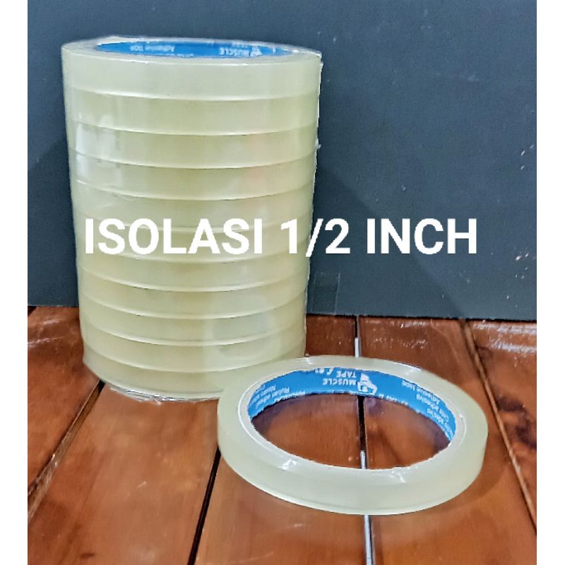 

ISOLASI / SELOTIP BENING 1/2 INCH MURAH