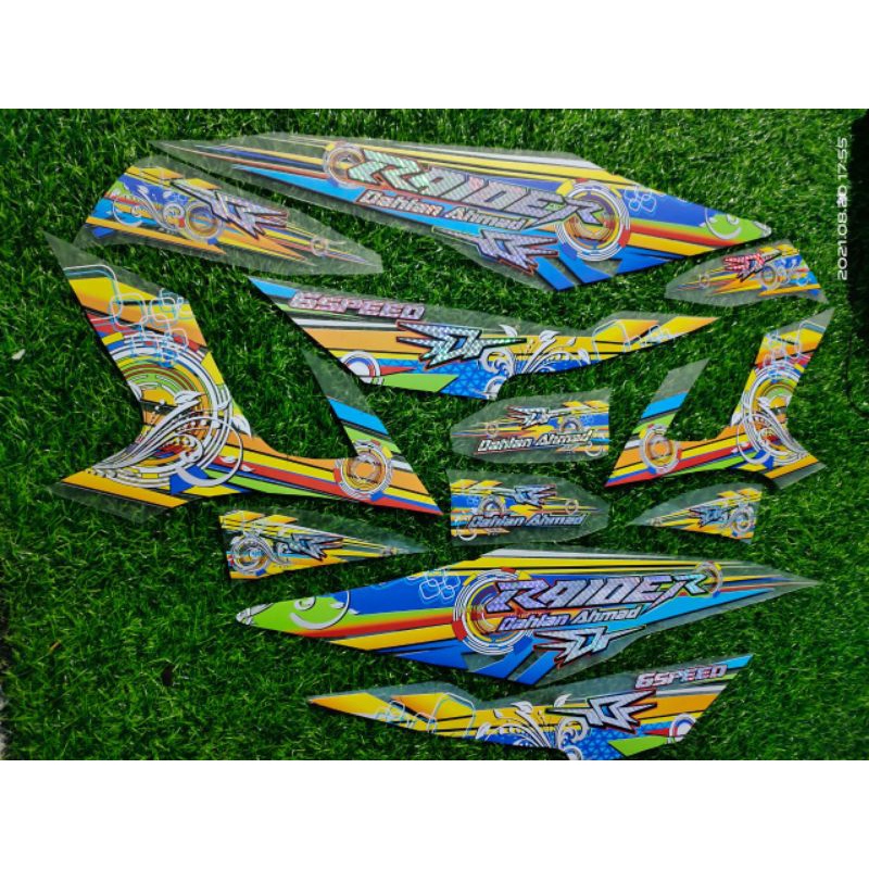 STRIPING SATRIA FU BARONG CBU TRANSPARAN HOLOGRAM