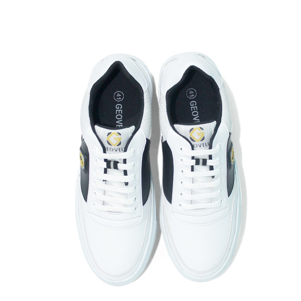 Sepatu Sneakers Casual Geovelli White Limited Edition Sepatu Pria Sneakers Premium High Quality