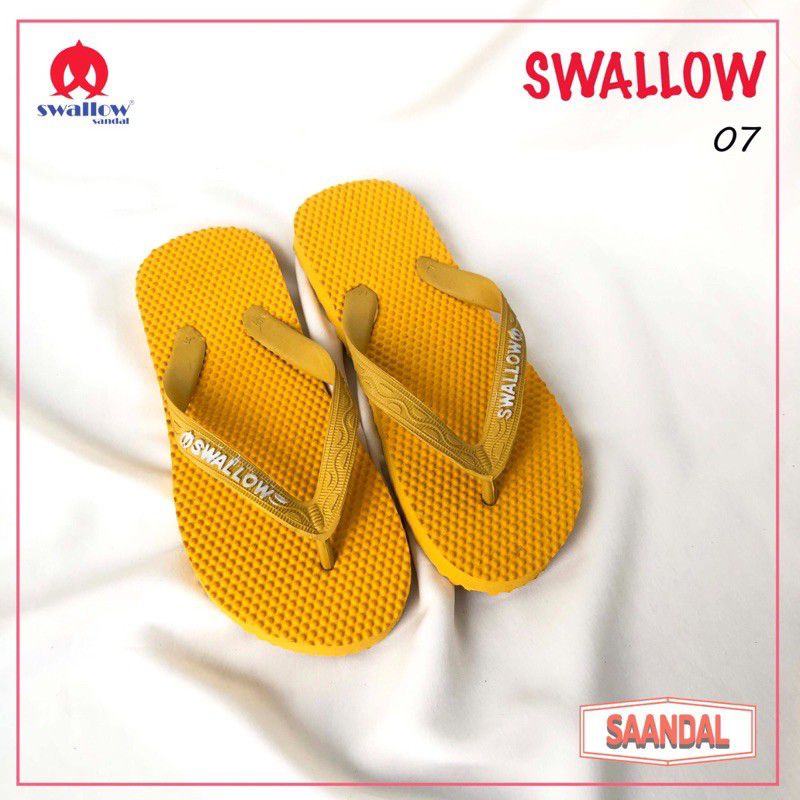 Sandal jepit Swallow  duri ORIGINAL dewasa &amp; anak warna warni grigi  (Size 7-10,5)