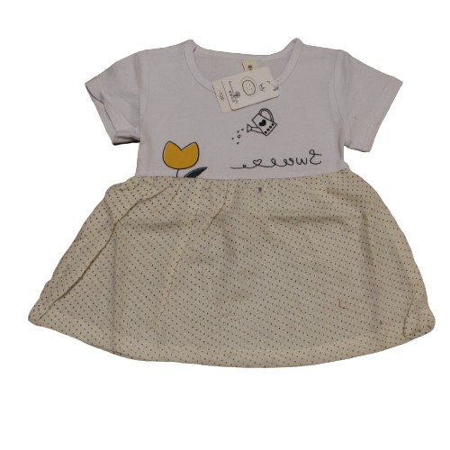 baju bayi/dress daster bayi anak perempuan import  size 0-12 bln