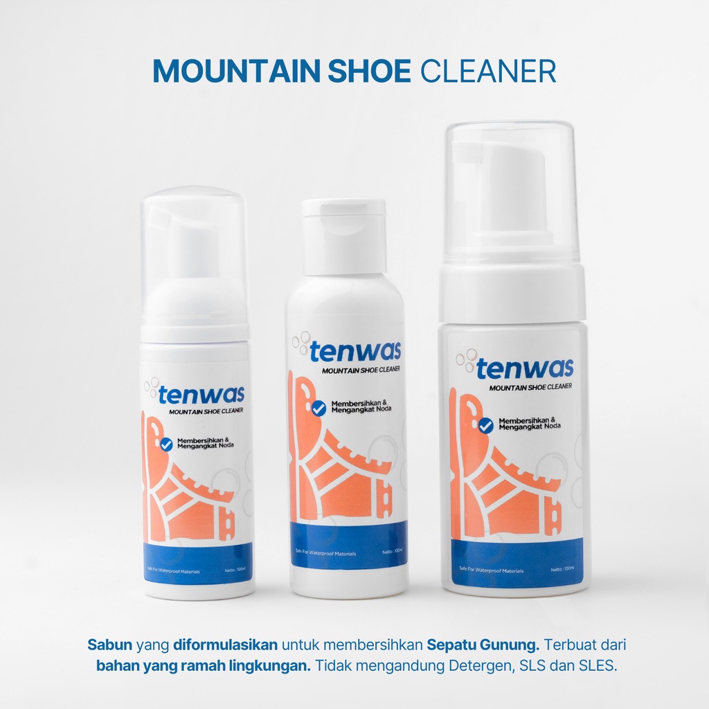 TENWAS MOUNTAIN SHOE CLEANER Sabun Pembersih Sepatu Gunung Outdoor