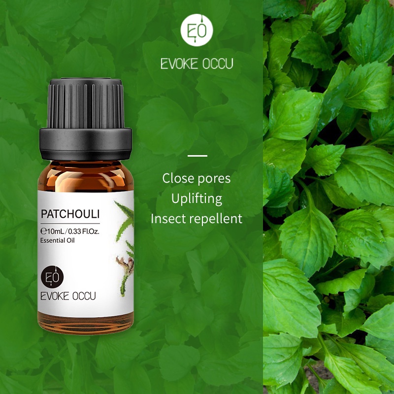 Evoke Occu - Patchouli 10ml Essential Oil Minyak Aroma Terapi Diffuser Humidifier Natural Relax Fresh Candle Soap Bath Aromatherapy