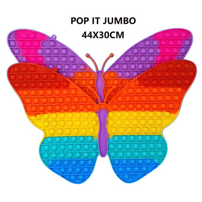 mainan pop it jumbo rainbow popits board game popit figet toys 44*30CM