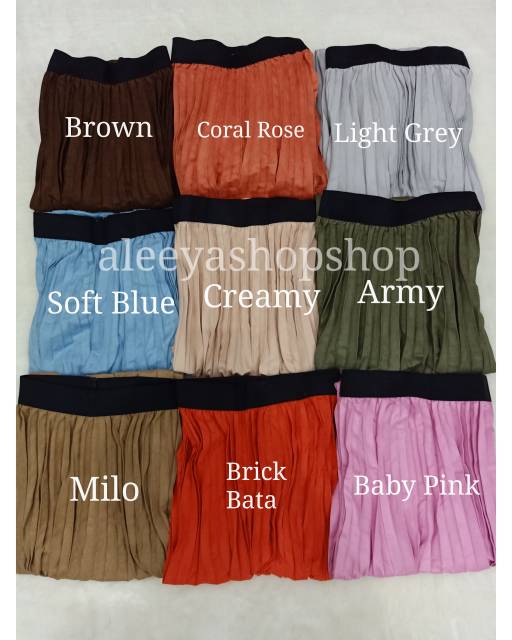 ALEEYA Rok Plisket Suede / Mia Skirt Suede (RK2115)