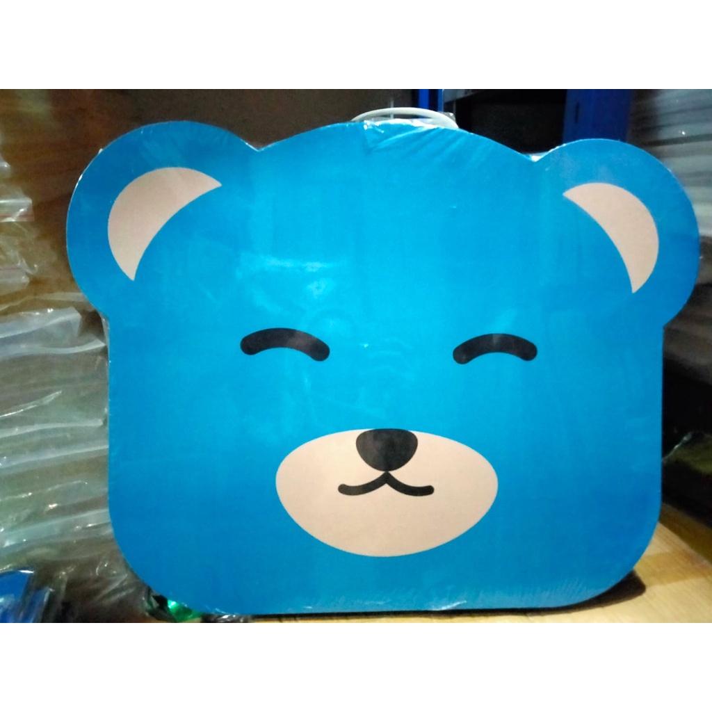 Meja lipat kayu motif besar