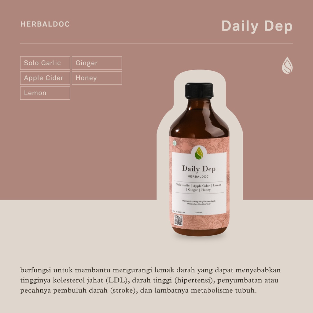 

Herbaldoc - Daily Dep (Bawang Putih Tunggal Jahe Lemon Madu Cuka Apel) / Jus Bawang Putih Tunggal