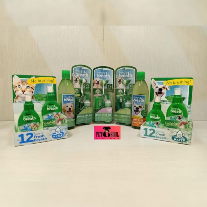 Tropiclean Fresh Breath Drops For Cat / dog - penghilang bau mulut anjing kucing