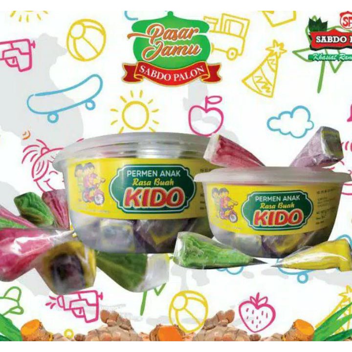 

Aneka Snack Permen Anak Kido Sabdo Palon Rasa Buah Isi 25 Pcs