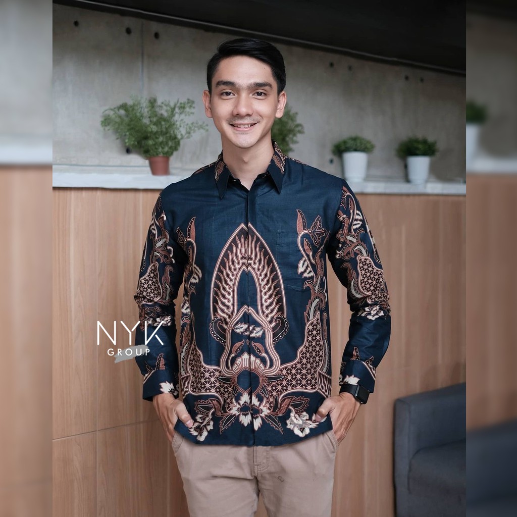 [SPECIAL ITEM] NYK BATIK - Batik Couple Aisyah Payet Lengan Panjang | Couple Batik Brukat Modern