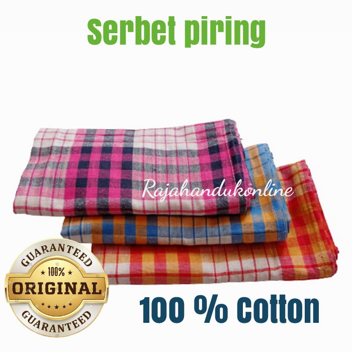 [100% Cotton] Lap Kotak / Serbet Dapur Serbaguna / Kain Lap Piring / Lap