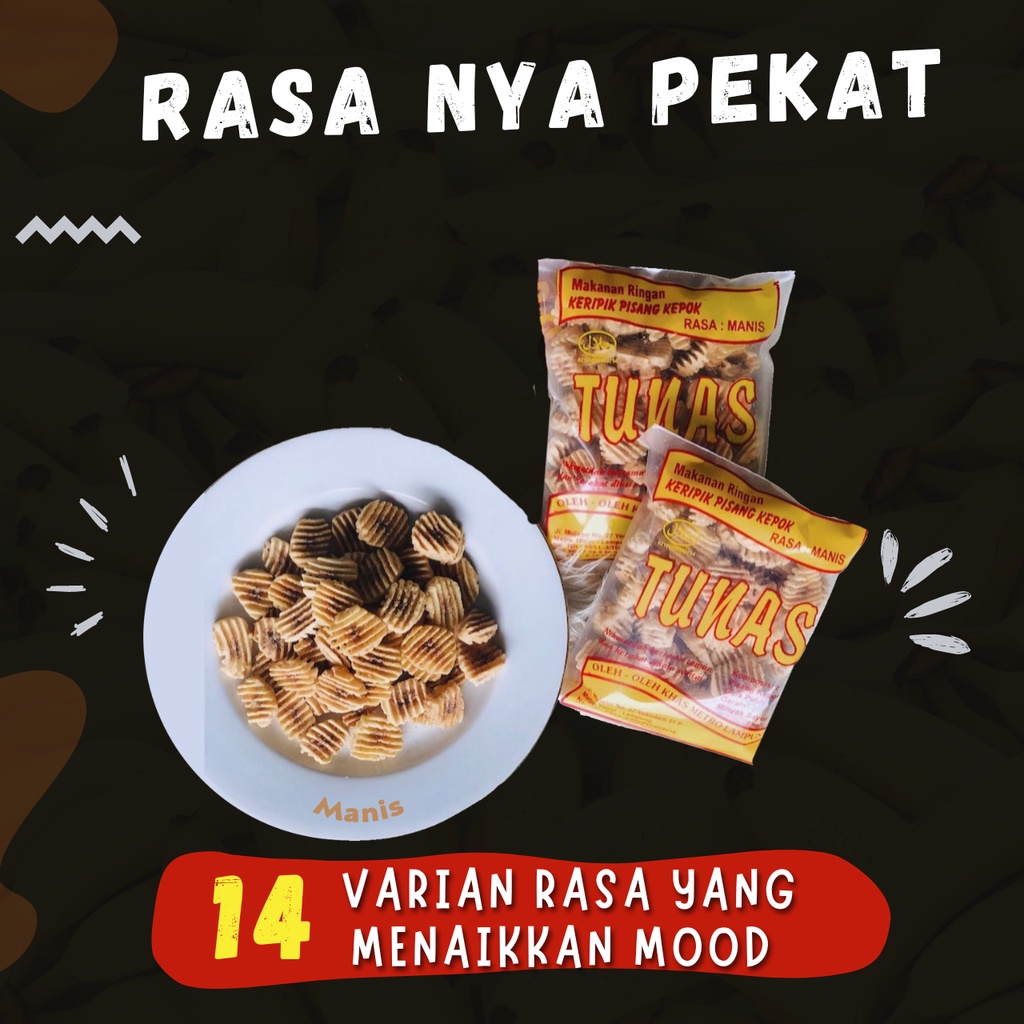 

Makanan Ringan Keripik Pisang Rasa MANIS GULA Makanan Instan Kripik Pisang Keripik Pisang Kepok Khas Lampung
