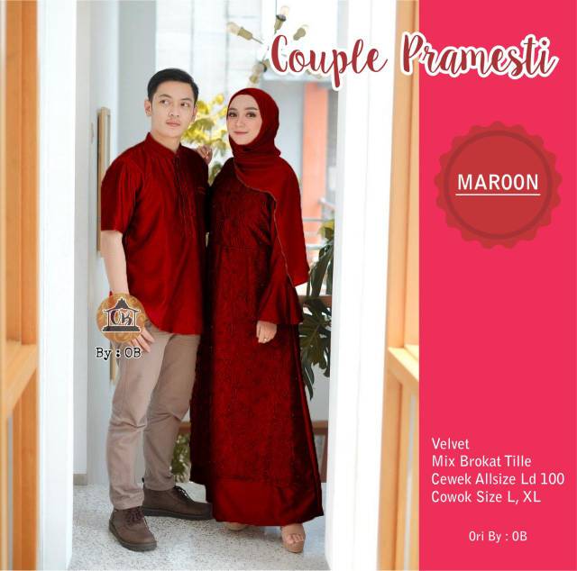 COUPLE PRAMESTI BROKAT TILLE