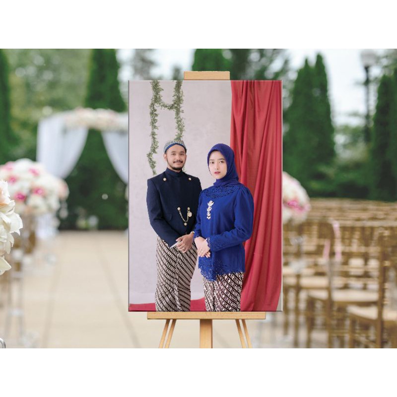 

[KADO UNIK] Foto Kanvas 40×60 (16R) | Wedding, anniv, dll