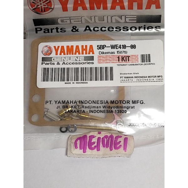 reapirkit karburator scorpio,Scorpio Z (5BP)