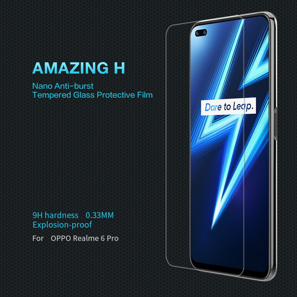 GENUINE Amzg H Tempered Glass REALME 6 pro