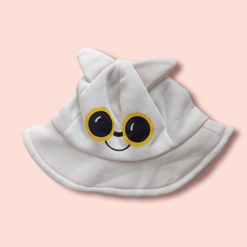 Bucket Hat Anak Sablon Karakter Lucu Usia 8 Bulan - 3 Tahun Laki Perempuan Bahan Kualitas Premium