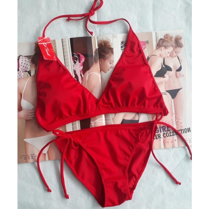 BIKINI BK.3303.XO - BIKINI PANTAI SEGITIGA IKAT BUSA BIKINI BEACHWEAR WANITA