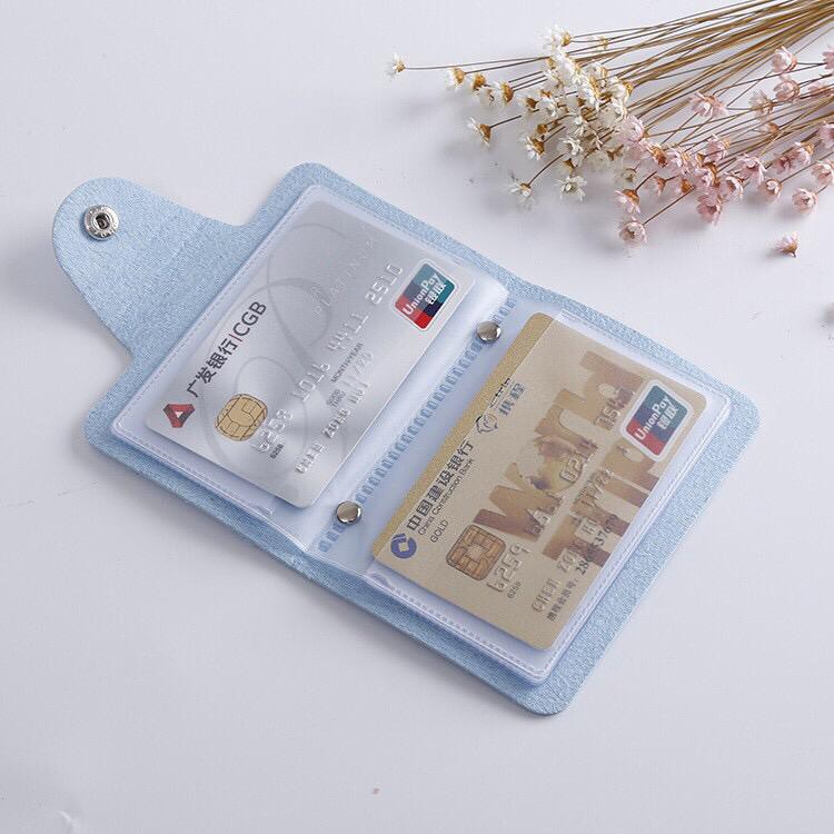 OTS 054 - DOMPET KULIT KARTU FASHION ISI 12 KARTU IMPORT CARD HOLDER / SOUVENIR PERNIKAHAN