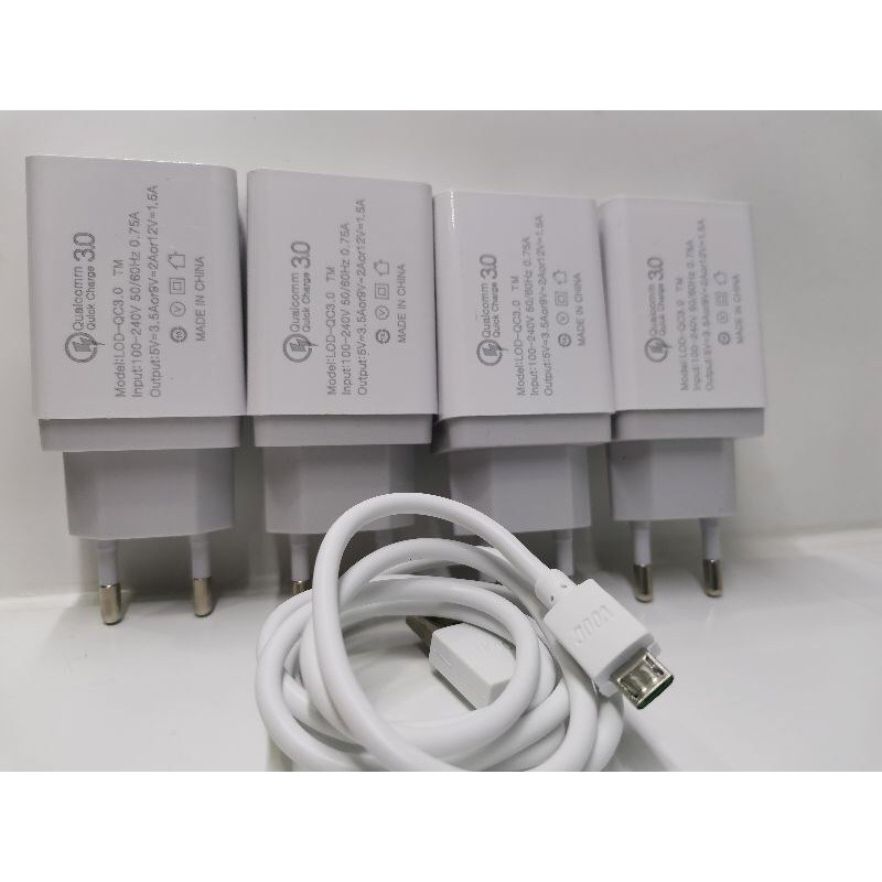 Charger Casan Travel Adapter Quick 3.1A Fast Charging Micro USB Vivo Realme oppo Xiaomi Redmi