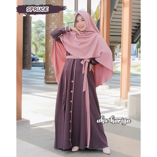 safina set,set fafa hijab,ori aku karissa,gamis murah,original