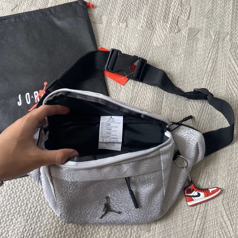 Waist bag jordan Crack burst Grey with Dustbag